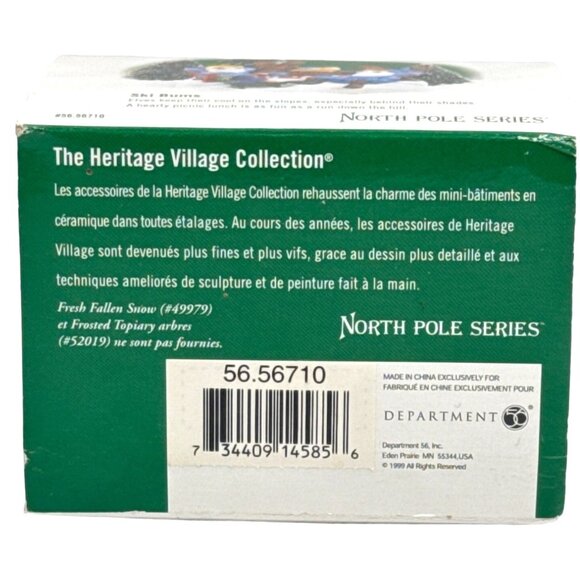 Dept 56 North Pole Village Ski Bums Elves Snow Skiing 56710 Winter Sports Xmas - Picture 7 of 7